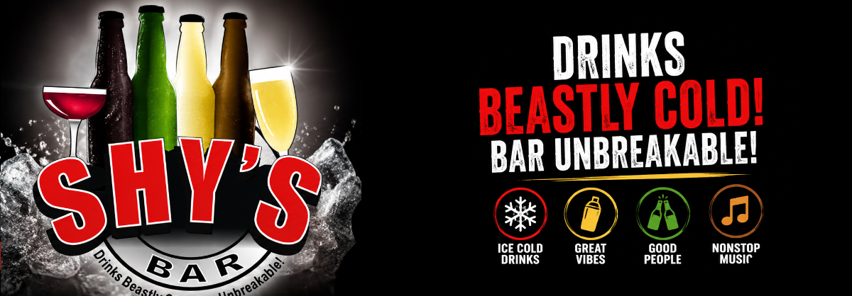 Shy's Bar Ad